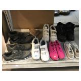 8 Pairs Shoes. Most size 13-14.