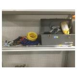 Craftsman plastic toolbox with contents, long arm