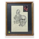 Michael Jordan framed picture