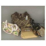 NWT fashion handbags, purses.