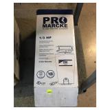 Pro Marcke 1/3 hp food waste grinder. Under sink