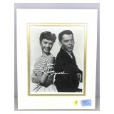 Signed Debbie Reynolds photo print.