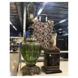 2 vintage Lamps. Tallest approx. 34 inches.