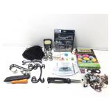 Earbuds, Disney charm bracelet and more.
