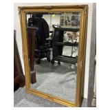 Approx. 2x3ft Gold Framed Wall mirror