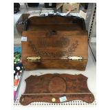 Vintage Desk Lamp, Wood Bread Box and more.