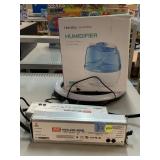 NIB Homasy Humidifier, Ring Light & 2 Power
