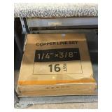 Copper line in box. 16ft.