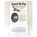 1928 Stinson School Of Aviation 4 Page Brochure &