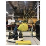 Assorted Home Decorative Items. Fish, bird,