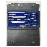 Vtg Compass Brand Drafting Set  #601