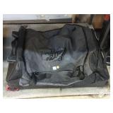 The north face rolling duffle bag.