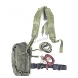 Vtg Military Field Gear Suspenders Harness, ammo