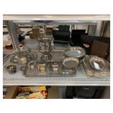 Decorative plated platters and more. Some