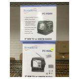 2 NIB 5in SuperSonic FC-9200 portable TV/Radio
