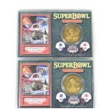 SuperBowl XXXIV LE Bronze Commemorative Coins