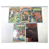Assorted comic books. Marvel and DC. Bagged and