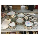 Tienshan Holiday China Set, Jar, and Serving