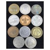Vtg Casino Metal Tokens / Chips, Las Vegas, Nevada