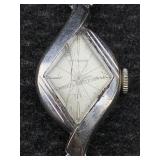 Vtg Wittnauer Ladies Wind Up Watch, 10k Goldfilled