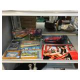 Model Planes and Cars, and Metal Signs  17.5 x