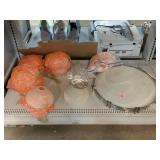 Replacement Glass Chandelier Globes With Collars.
