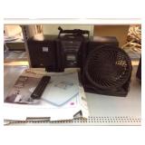 Beurer scale w/JVC boombox PC-X202 and Honeywell