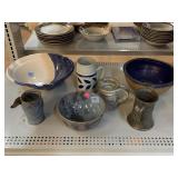 Assorted Pottery Kitchenware. Bowls & Drinkware