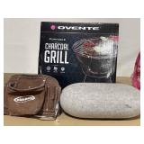 Portable Grill In Box w/ McGuire Leather Waist