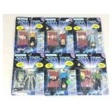 6 NiB Star Trek TV series action figures with SE
