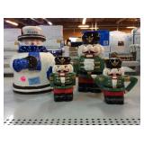 Oreo cookie jar with nutcracker pitcher and more,