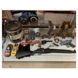 Kids toys incl. prop guns, dies cast cars and