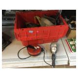 Ropes and Straps assortment and work light