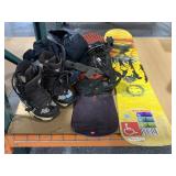 DC boots size 10, 2 Snowboards 135cm and 147cm