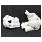 2 Richard B Weiss Original Ceramic Sculptures.