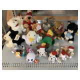 Assorted Stuff Animals. Teenie Beanie Boos & More