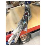 Classic vehicle metal body trim parts. Assorted
