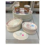 Jackson Custom China Plates and Cups Set