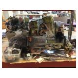 HUGE hair extensions, wig lot. Assorted colors,