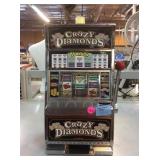 Crazy diamonds novelty toy slot machine, 14in