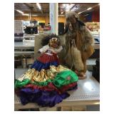 Native American Doll Statue