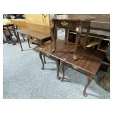 Matching set incl. side tables, hall table and