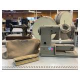 Vtg PFAFF sewing machine w/attachments mod 332