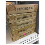 NIB 5 Wood Step Stools.