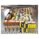NOS electronic radio tubes. Assorted. GE, RCA and