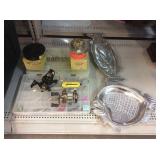 Fishingï¿½s lures in organizers, reels & fish theme