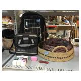 Voltaic Solar charge backpack w/ wicker basket,
