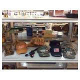 New Loon Peach mango Hats and others w/desk lamp