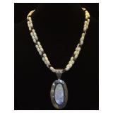 Sterling & MOP NECKLACE,by Jay King, DRT, Desert