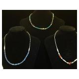 3- Liquid Silver & gemstone Southwest style